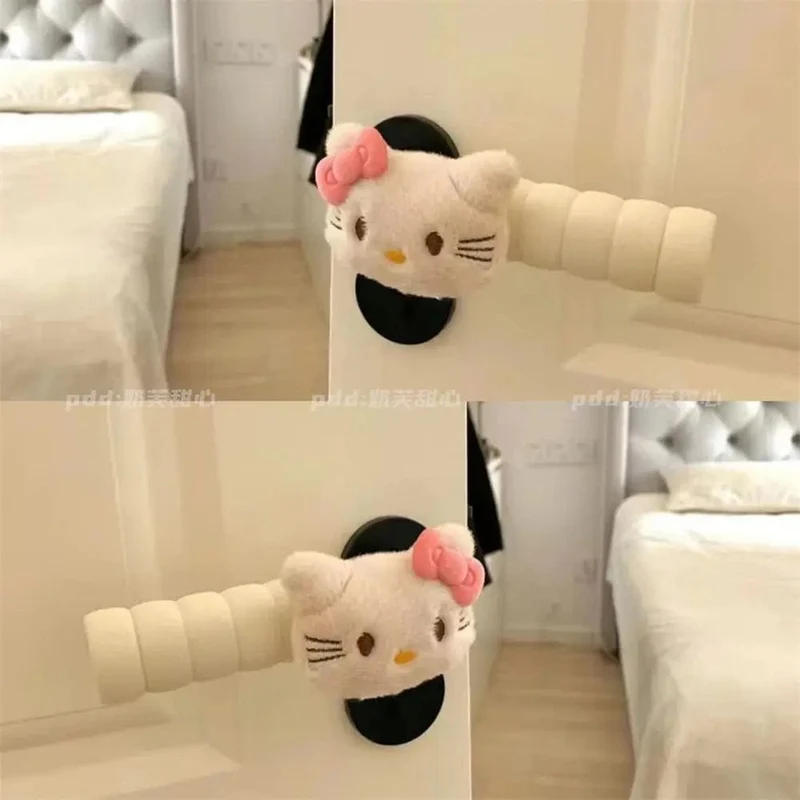 Sanrio Hello Kitty Y2K Griffschutz Kawaii Niedlicher Cartoon Anime Home Kinderzimmer Antistatische Dekoration Spielzeug Mädchen Geschenke