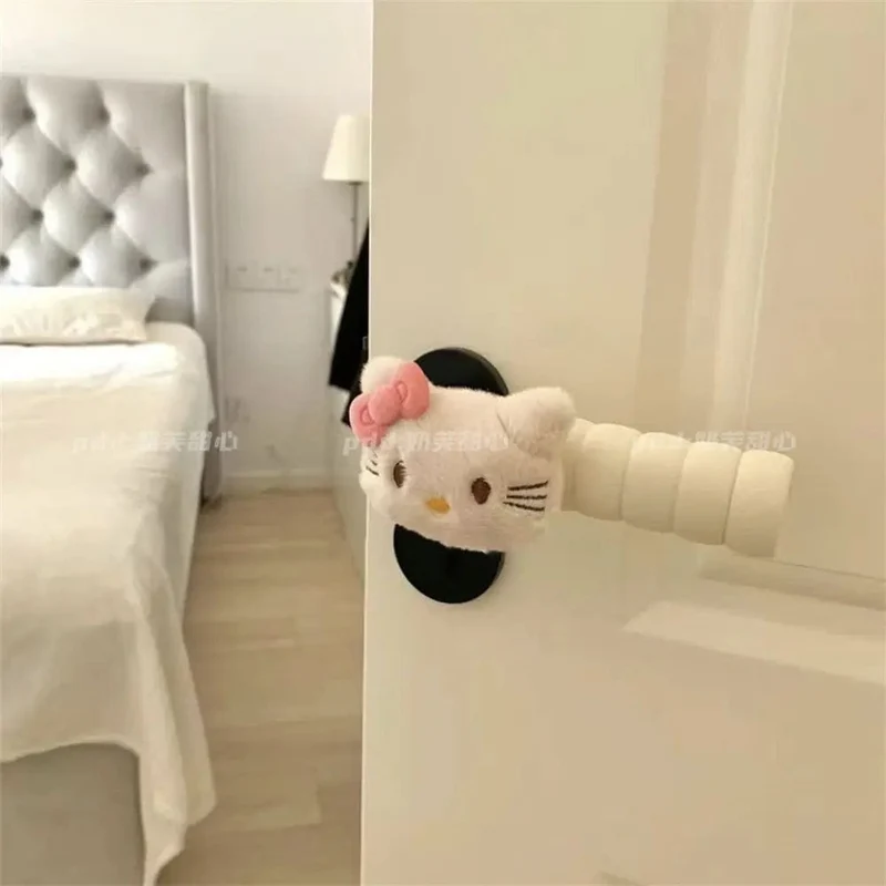 Sanrio Hello Kitty Y2K Griffschutz Kawaii Niedlicher Cartoon Anime Home Kinderzimmer Antistatische Dekoration Spielzeug Mädchen Geschenke