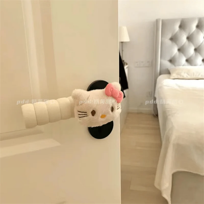 Sanrio Hello Kitty Y2K Griffschutz Kawaii Niedlicher Cartoon Anime Home Kinderzimmer Antistatische Dekoration Spielzeug Mädchen Geschenke