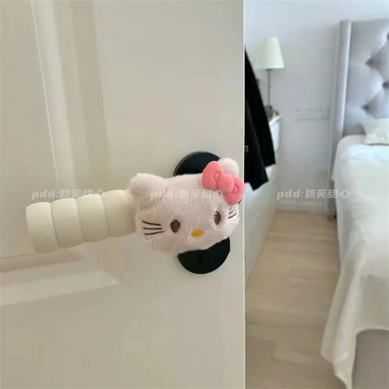 Sanrio Hello Kitty Y2K Griffschutz Kawaii Niedlicher Cartoon Anime Home Kinderzimmer Antistatische Dekoration Spielzeug Mädchen Geschenke