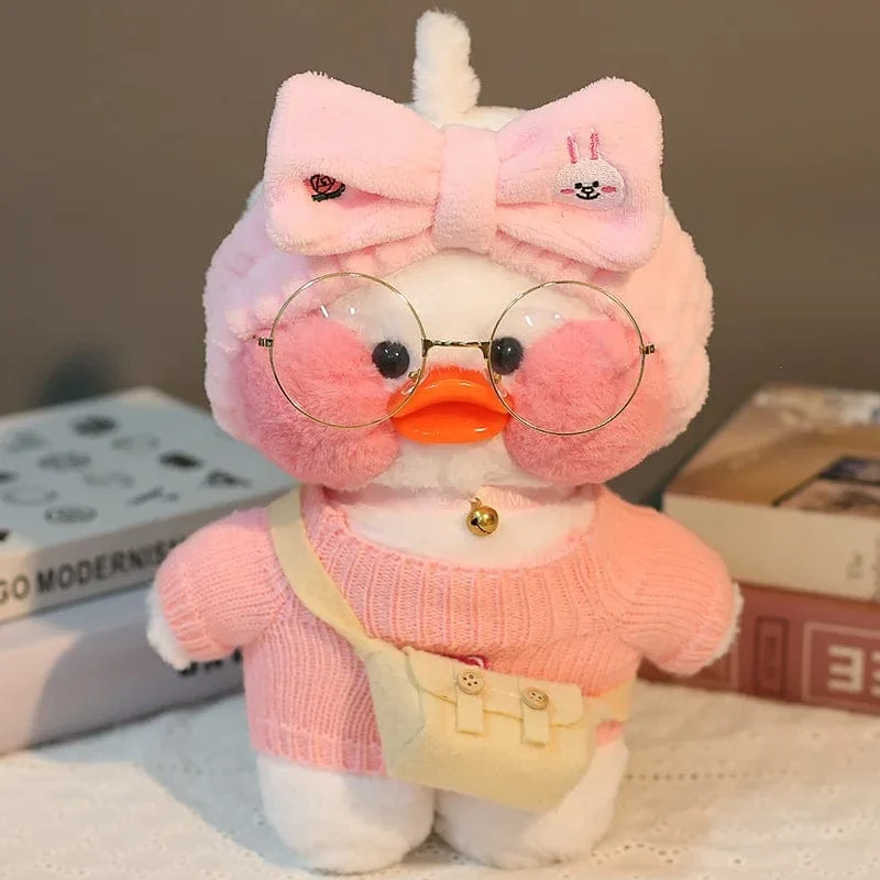 30 cm Pato Plüsch Lalafanfan Ente Niedliche Stofftiere gelbe Ente Umarmung Flifan Ente Kawaii Plüschtiere Tier Plüschtiere Kissen Stofftier