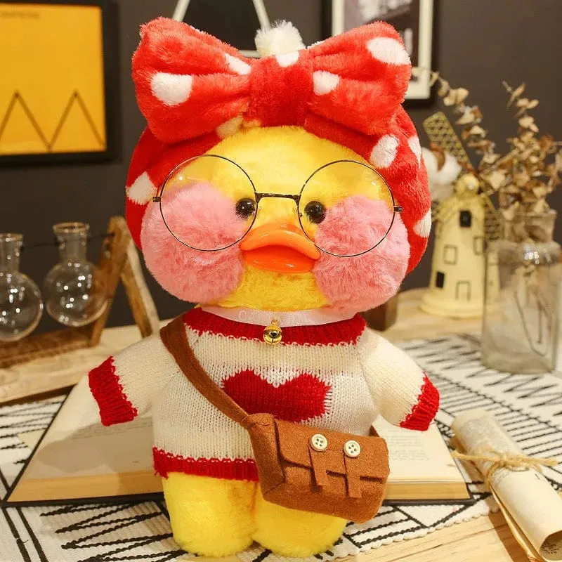 30 cm Pato Plüsch Lalafanfan Ente Niedliche Stofftiere gelbe Ente Umarmung Flifan Ente Kawaii Plüschtiere Tier Plüschtiere Kissen Stofftier