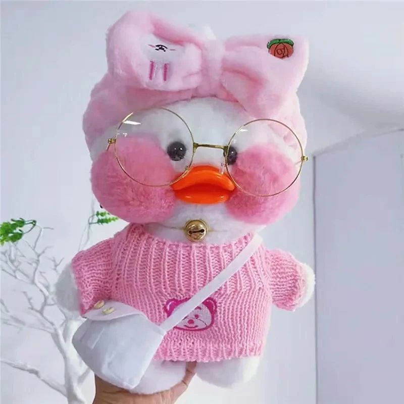 30 cm Pato Plüsch Lalafanfan Ente Niedliche Stofftiere gelbe Ente Umarmung Flifan Ente Kawaii Plüschtiere Tier Plüschtiere Kissen Stofftier