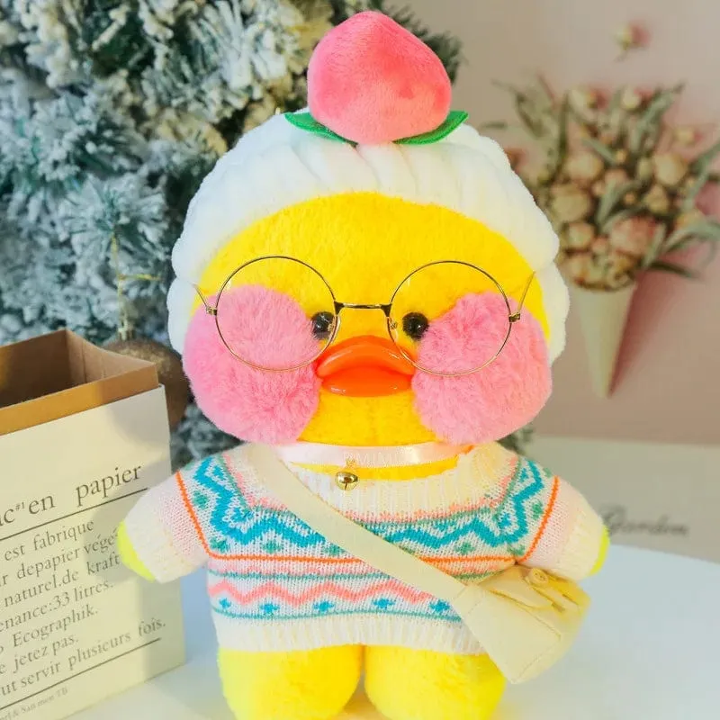 30 cm Pato Plüsch Lalafanfan Ente Niedliche Stofftiere gelbe Ente Umarmung Flifan Ente Kawaii Plüschtiere Tier Plüschtiere Kissen Stofftier