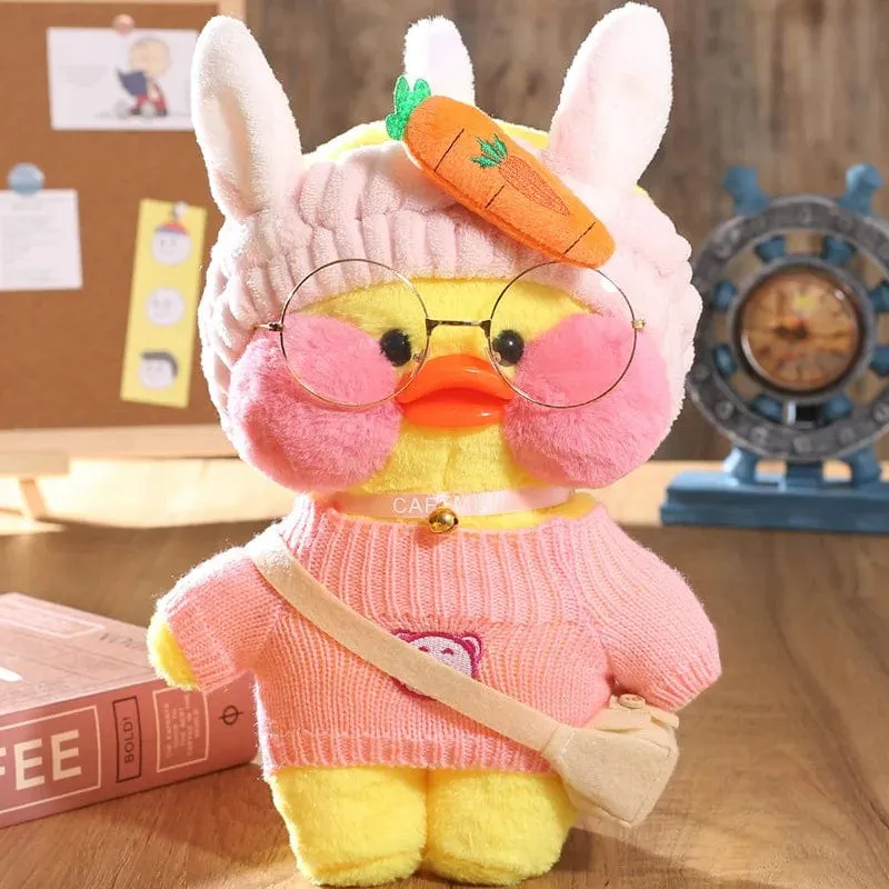 30 cm Pato Plüsch Lalafanfan Ente Niedliche Stofftiere gelbe Ente Umarmung Flifan Ente Kawaii Plüschtiere Tier Plüschtiere Kissen Stofftier