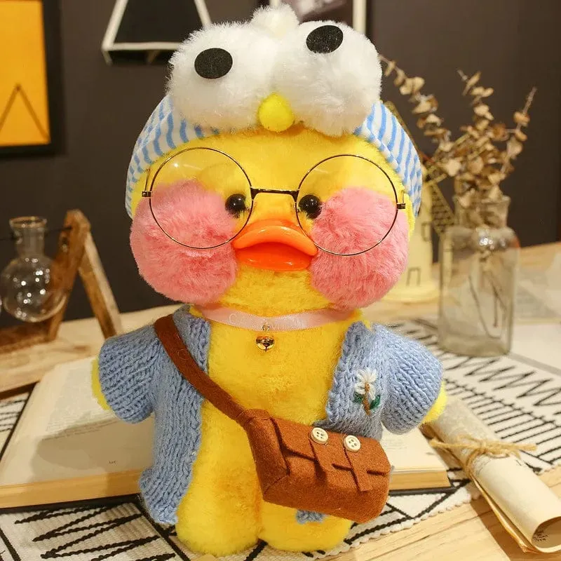 30 cm Pato Plüsch Lalafanfan Ente Niedliche Stofftiere gelbe Ente Umarmung Flifan Ente Kawaii Plüschtiere Tier Plüschtiere Kissen Stofftier