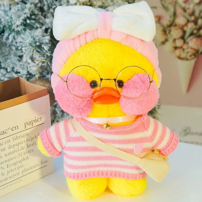 30 cm Pato Plüsch Lalafanfan Ente Niedliche Stofftiere gelbe Ente Umarmung Flifan Ente Kawaii Plüschtiere Tier Plüschtiere Kissen Stofftier