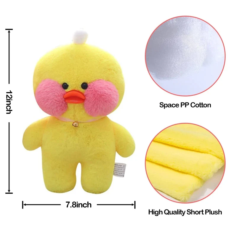 30 cm Pato Plüsch Lalafanfan Ente Niedliche Stofftiere gelbe Ente Umarmung Flifan Ente Kawaii Plüschtiere Tier Plüschtiere Kissen Stofftier