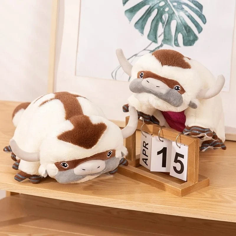 Anime Avatar: Der Herr der Elemente Appa Plüschtiere Avatar Appa Momo Plüsch Weiche Kuscheltiere Spielzeug Geschenke für Kinder Kinder