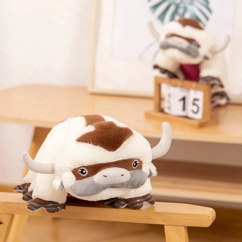 Anime Avatar: Der Herr der Elemente Appa Plüschtiere Avatar Appa Momo Plüsch Weiche Kuscheltiere Spielzeug Geschenke für Kinder Kinder