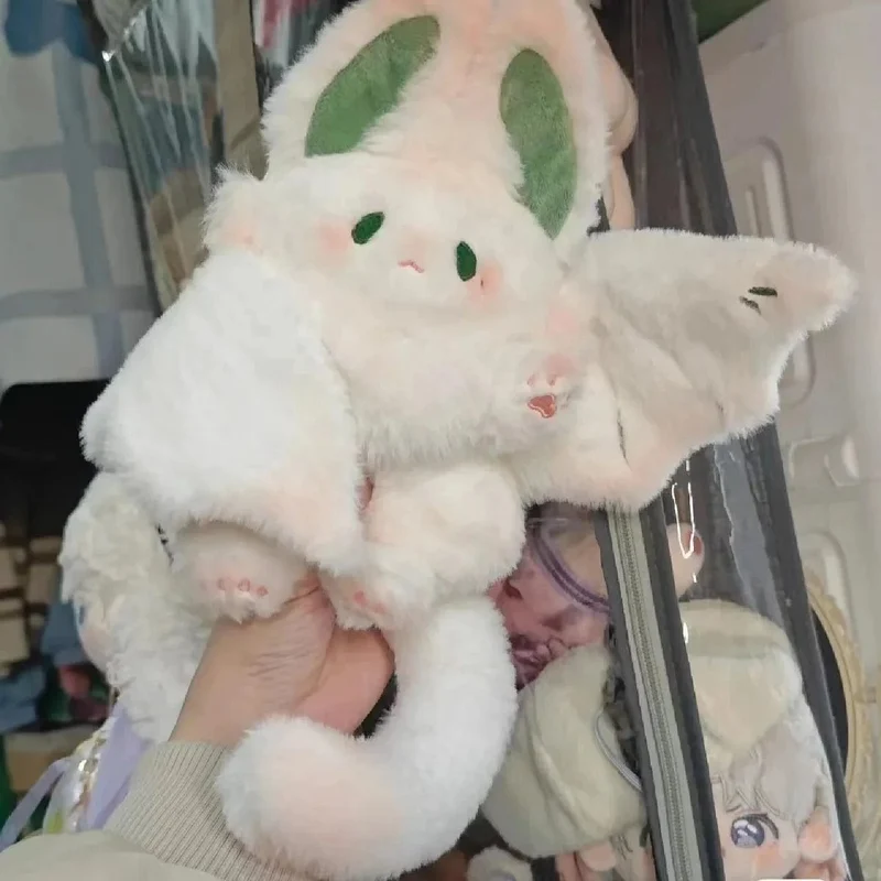 Fledermaus-Plüschtier Manta Kawaii Tier Kreativ Magischer Geist Kaninchen Plüschpuppe Gefülltes Kissen Weiches Kinderspielzeug Mädchen Frauen Geschenk