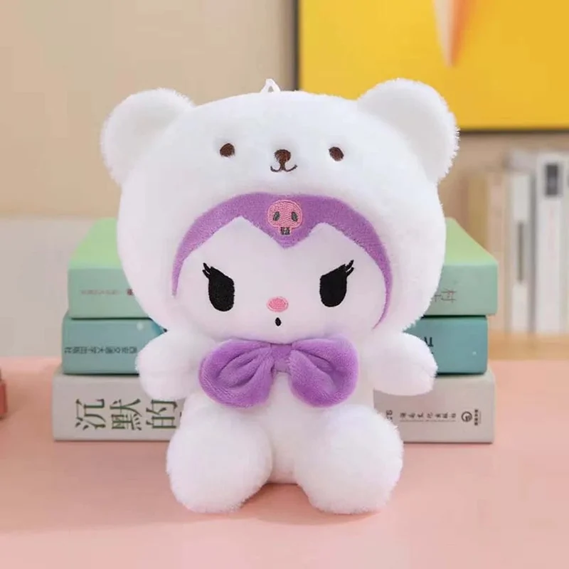 20 cm Hello Kitty Plüschtiere Niedlicher Sanrio-Film KT Cat Peluche Puppen Weiche Angefüllte Kawaii Hello Kitty Spielzeug Baby Weihnachtsgeschenk