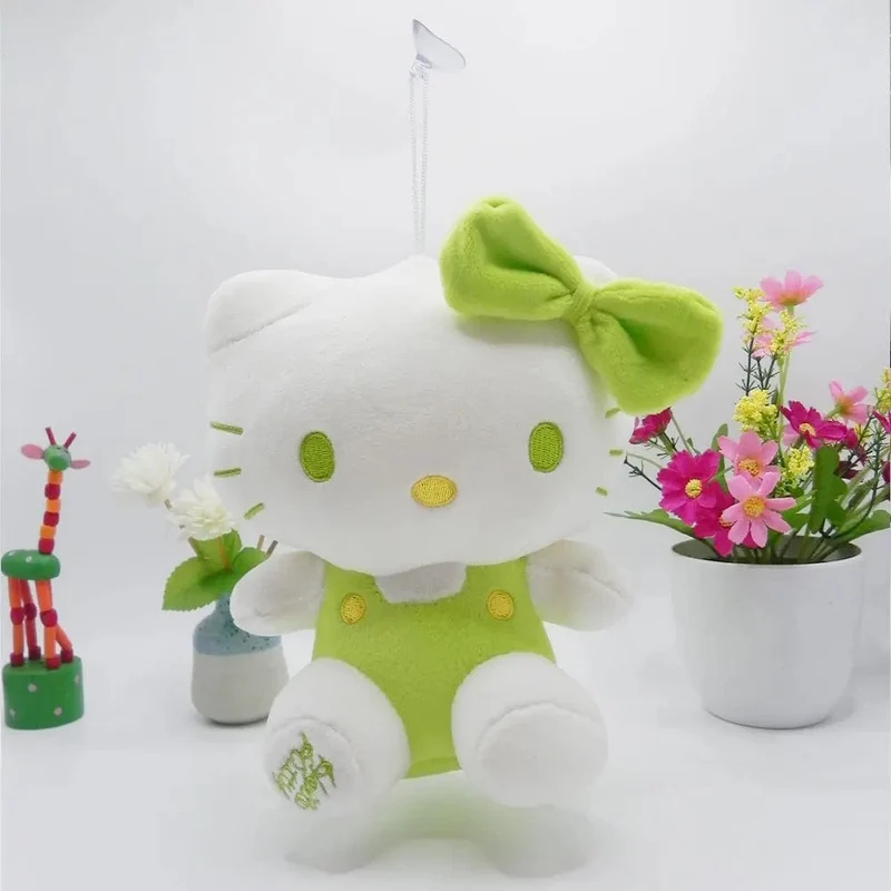 20 cm Hello Kitty Plüschtiere Niedlicher Sanrio-Film KT Cat Peluche Puppen Weiche Angefüllte Kawaii Hello Kitty Spielzeug Baby Weihnachtsgeschenk