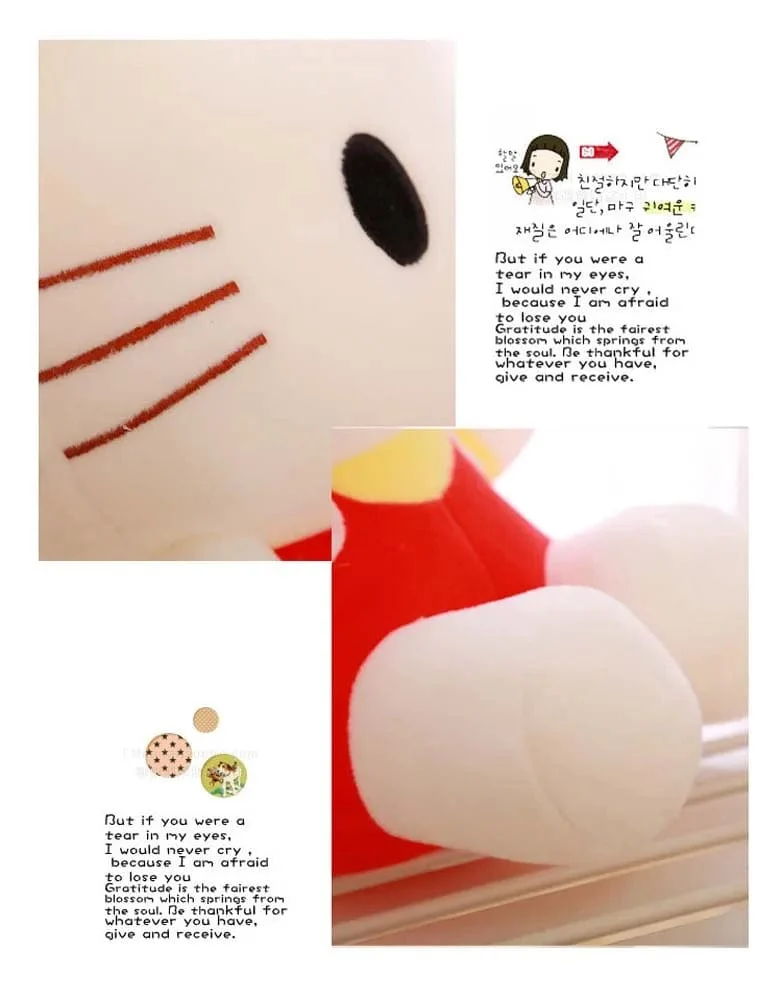 20 cm Hello Kitty Plüschtiere Niedlicher Sanrio-Film KT Cat Peluche Puppen Weiche Angefüllte Kawaii Hello Kitty Spielzeug Baby Weihnachtsgeschenk