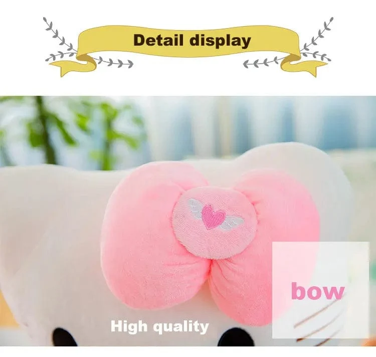 24-55 cm Sanrio Hello Kitty Katze Plüschtiere Cartoon KT Katze Plüschpuppe Weiche Angefüllte Anime Kissen Geburtstagsgeschenke für Kinder Mädchen