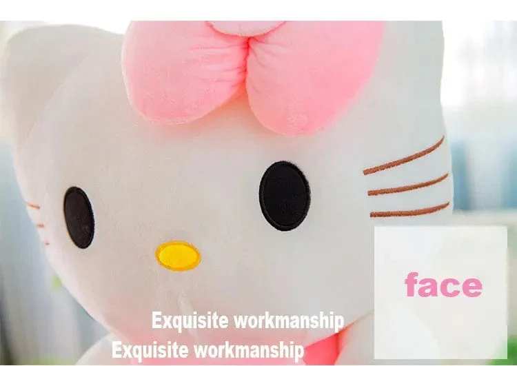24-55 cm Sanrio Hello Kitty Katze Plüschtiere Cartoon KT Katze Plüschpuppe Weiche Angefüllte Anime Kissen Geburtstagsgeschenke für Kinder Mädchen