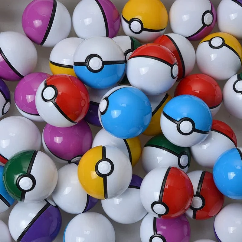 Original Pokemon Anime Actionfigur Pikachu Taschenmonster Pokeball mit Minifigur Spielzeug für Kinder Geschenke