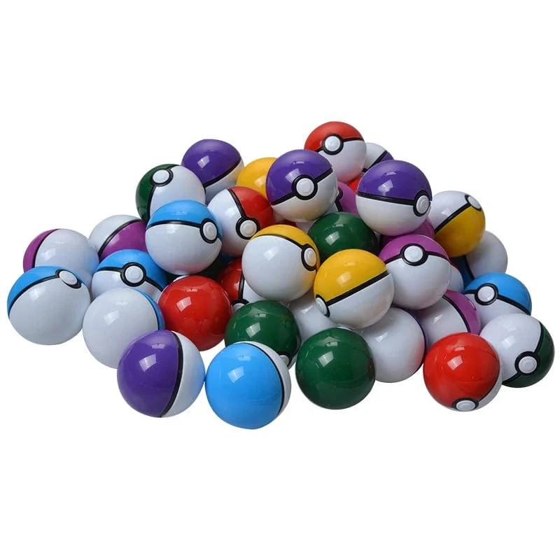 Original Pokemon Anime Actionfigur Pikachu Taschenmonster Pokeball mit Minifigur Spielzeug für Kinder Geschenke