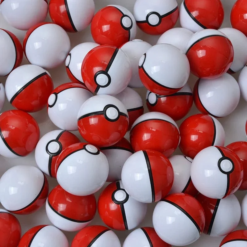 Original Pokemon Anime Actionfigur Pikachu Taschenmonster Pokeball mit Minifigur Spielzeug für Kinder Geschenke