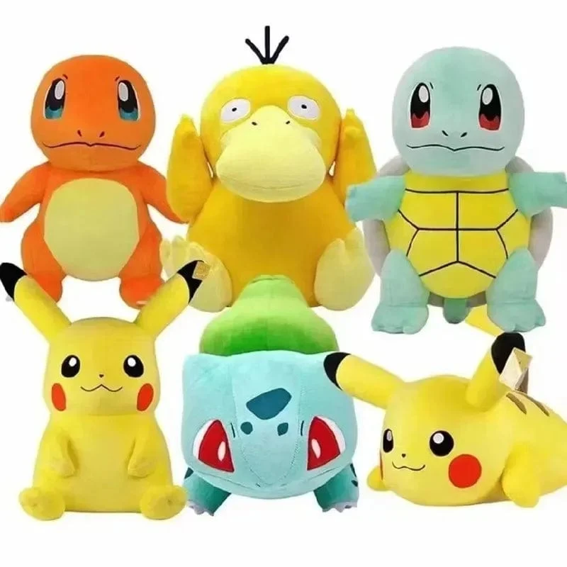 20cm Pokemon Plüsch Spielzeug Kawaii Pikachu Raichu Jenny Schildkröte Anime Puppe Kinder Geburtstag Weihnachten Geschenk