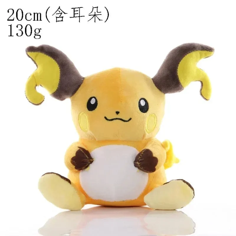 20cm Pokemon Plüsch Spielzeug Kawaii Pikachu Raichu Jenny Schildkröte Anime Puppe Kinder Geburtstag Weihnachten Geschenk