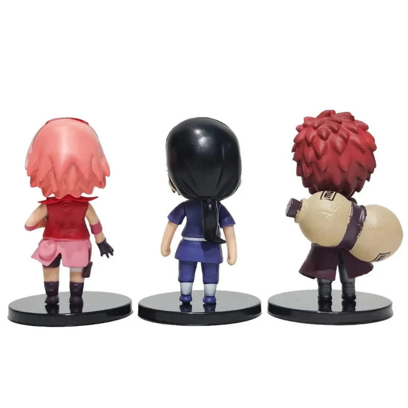 Hot 12 teile/satz Anime Naruto Shippuden Hinata Sasuke Itachi Kakashi Gaara anime figur Q Version PVC Figuren Spielzeug Puppen Kind Geschenk