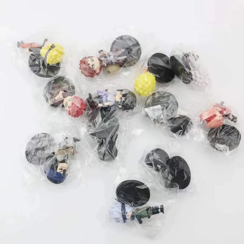 Hot 12 teile/satz Anime Naruto Shippuden Hinata Sasuke Itachi Kakashi Gaara anime figur Q Version PVC Figuren Spielzeug Puppen Kind Geschenk