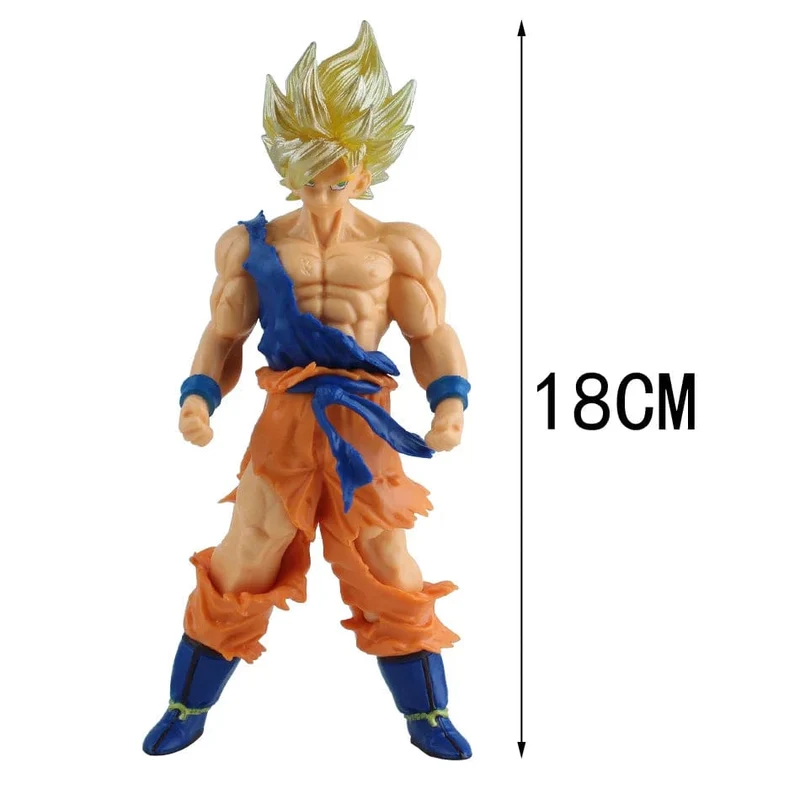 Anime Dragon Ball Z Super Saiyajin Son Goku Vegeta Anime Actionfigur Modell Geschenke Sammlerfiguren für Kinder 18cm