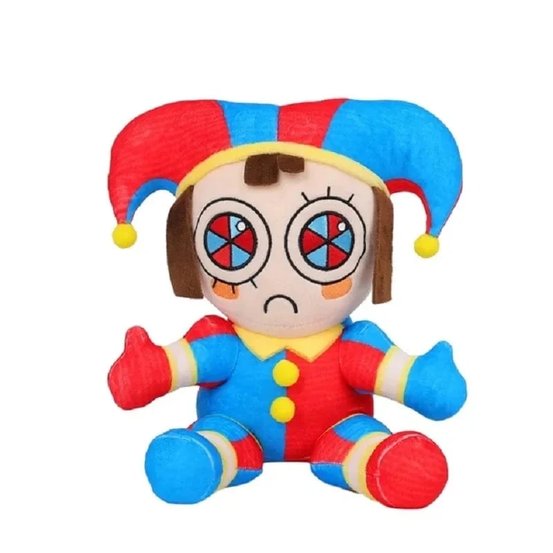 Das erstaunliche digitale Zirkus-Plüschtier Pomni und Jax, Plüschpuppe, Spielzeug, süßes Stofftier, Geburtstag für Kinder, Weihnachten