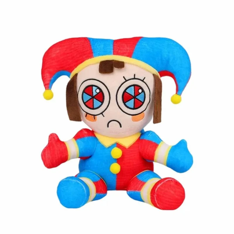 Das erstaunliche digitale Zirkus-Plüschtier Pomni und Jax, Plüschpuppe, Spielzeug, süßes Stofftier, Geburtstag für Kinder, Weihnachten