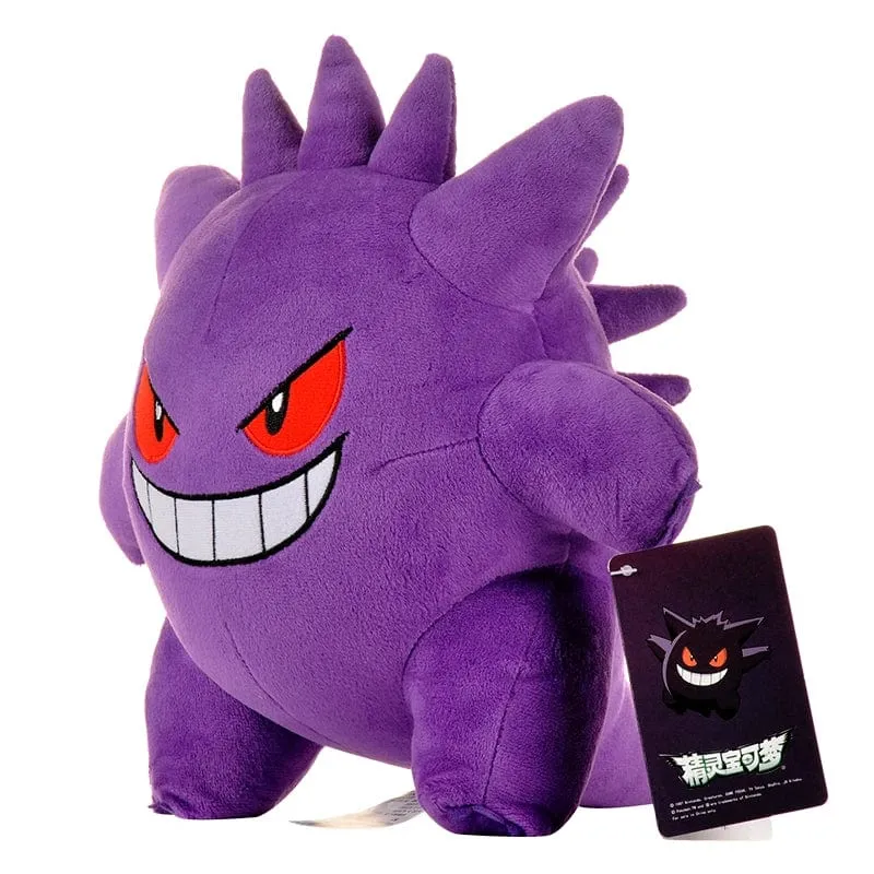 Gengar-Plüschtiere Pokemon Gengar Ausgestopfte Puppe Teufel Peluche Lustige Anime Pikachu Plüschtiere Kawaii Hobbys Sammlung Weihnachtsgeschenke
