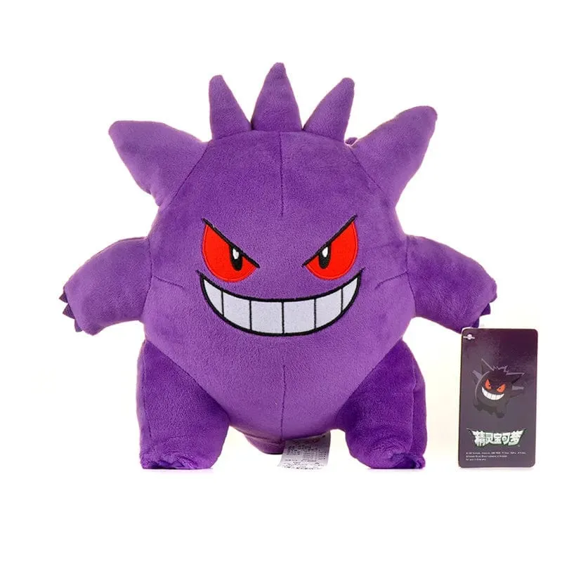 Gengar-Plüschtiere Pokemon Gengar Ausgestopfte Puppe Teufel Peluche Lustige Anime Pikachu Plüschtiere Kawaii Hobbys Sammlung Weihnachtsgeschenke