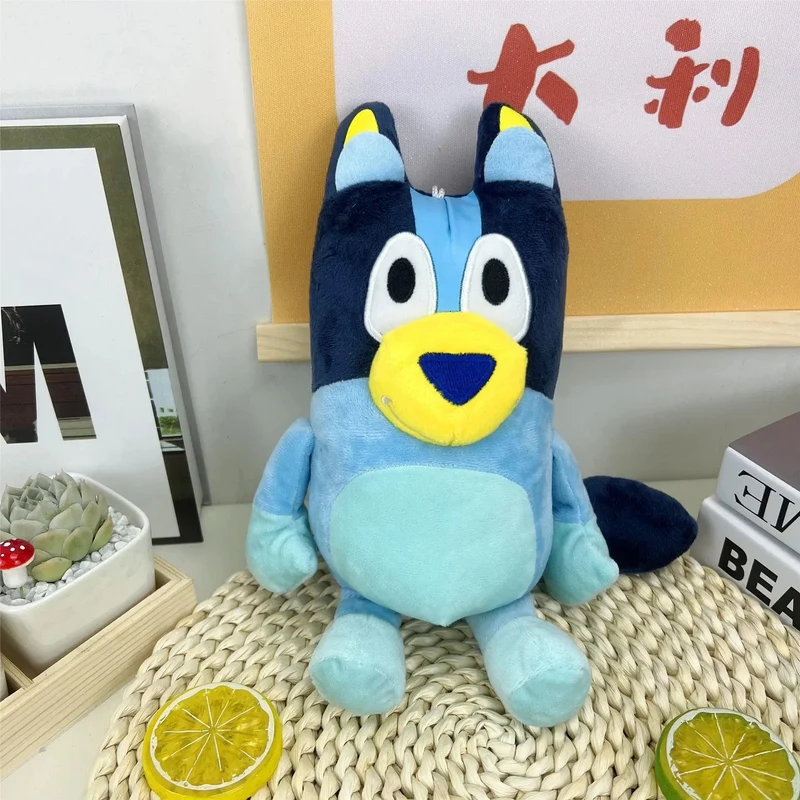 17/28 cm große Plüschtiere der Bluey & Bingo-Familie – Stofftiere mit Cartoon-Hund, weiche Plüschpuppen, perfekt als Geburtstags- und Weihnachtsgeschenk