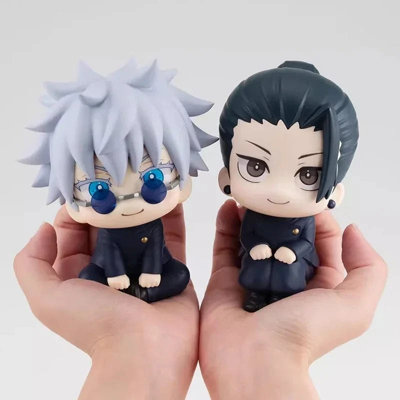 Anime Jujutsu Kaisen Figur Satoru Gojo Geto Suguru Action-figuren 10 cm PVC Modell Sammlung Spielzeug Schreibtisch Ornament Geschenke
