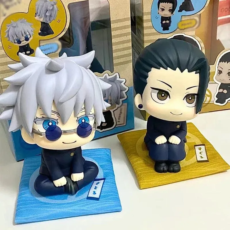 Anime Jujutsu Kaisen Figur Satoru Gojo Geto Suguru Action-figuren 10 cm PVC Modell Sammlung Spielzeug Schreibtisch Ornament Geschenke