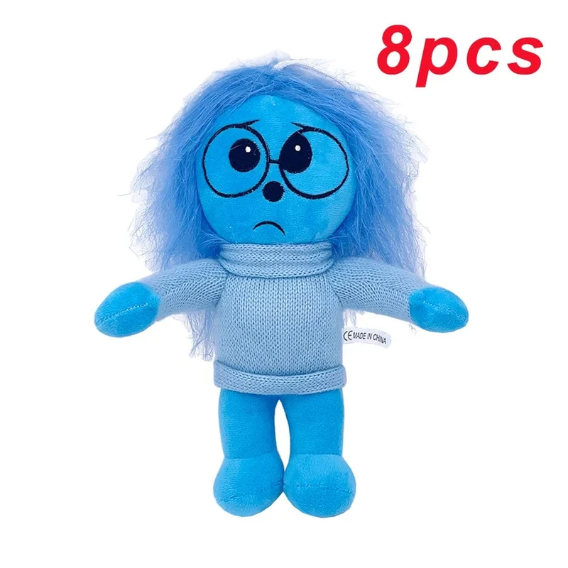 Inside Out 2 Plüschpuppen Inside Out Plüschtier Niedliche Cartoon-Plüschpuppe Weiche Angefüllte Anime-Peripheriespielzeuge Kindergeburtstagsgeschenke