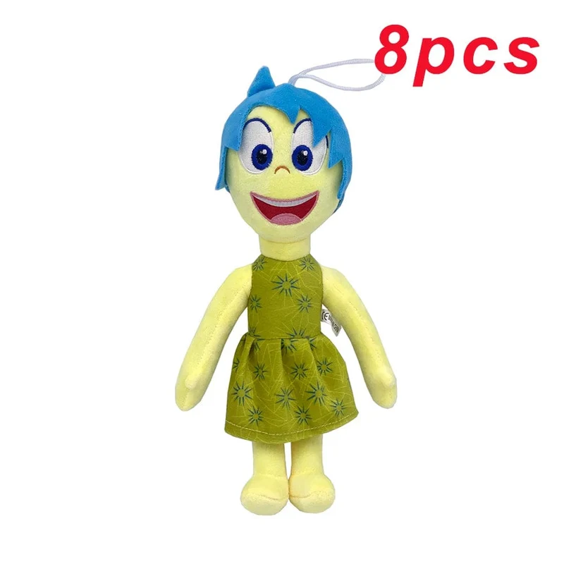Inside Out 2 Plüschpuppen Inside Out Plüschtier Niedliche Cartoon-Plüschpuppe Weiche Angefüllte Anime-Peripheriespielzeuge Kindergeburtstagsgeschenke