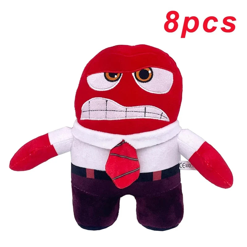 Inside Out 2 Plüschpuppen Inside Out Plüschtier Niedliche Cartoon-Plüschpuppe Weiche Angefüllte Anime-Peripheriespielzeuge Kindergeburtstagsgeschenke