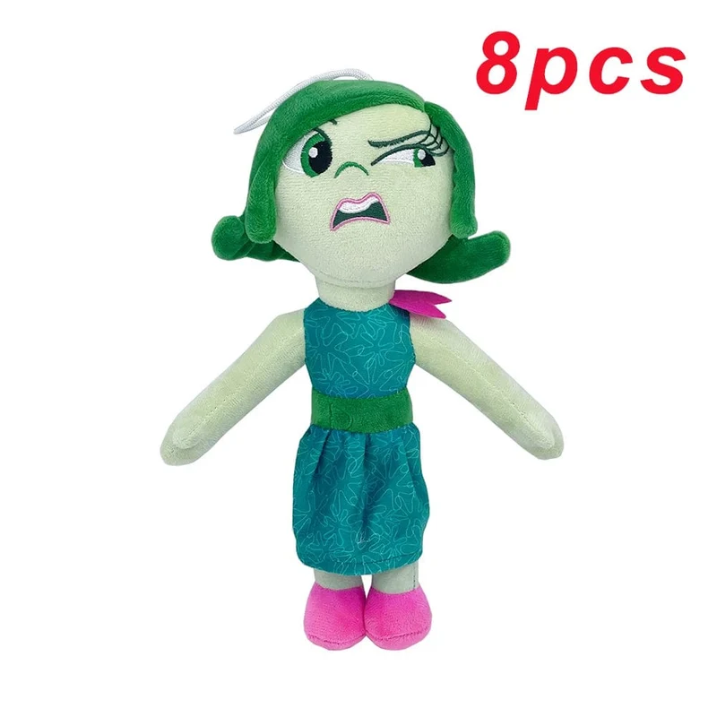 Inside Out 2 Plüschpuppen Inside Out Plüschtier Niedliche Cartoon-Plüschpuppe Weiche Angefüllte Anime-Peripheriespielzeuge Kindergeburtstagsgeschenke