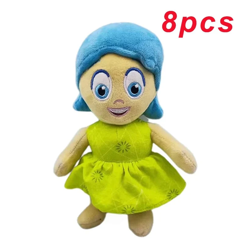 Inside Out 2 Plüschpuppen Inside Out Plüschtier Niedliche Cartoon-Plüschpuppe Weiche Angefüllte Anime-Peripheriespielzeuge Kindergeburtstagsgeschenke