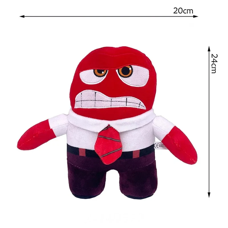 Inside Out 2 Plüschpuppen Inside Out Plüschtier Niedliche Cartoon-Plüschpuppe Weiche Angefüllte Anime-Peripheriespielzeuge Kindergeburtstagsgeschenke