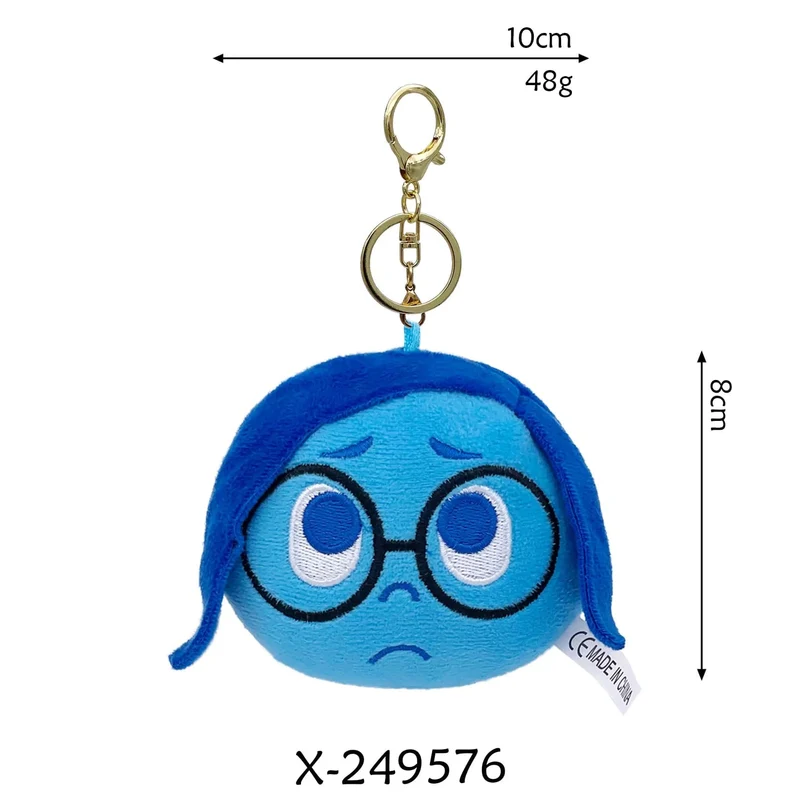 Inside Out 2 Plüschpuppen Inside Out Plüschtier Niedliche Cartoon-Plüschpuppe Weiche Angefüllte Anime-Peripheriespielzeuge Kindergeburtstagsgeschenke