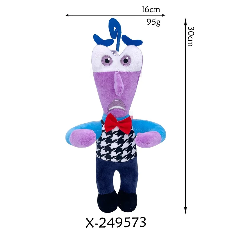 Inside Out 2 Plüschpuppen Inside Out Plüschtier Niedliche Cartoon-Plüschpuppe Weiche Angefüllte Anime-Peripheriespielzeuge Kindergeburtstagsgeschenke