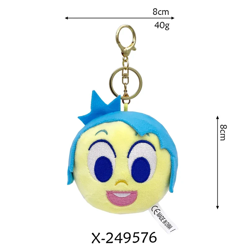 Inside Out 2 Plüschpuppen Inside Out Plüschtier Niedliche Cartoon-Plüschpuppe Weiche Angefüllte Anime-Peripheriespielzeuge Kindergeburtstagsgeschenke