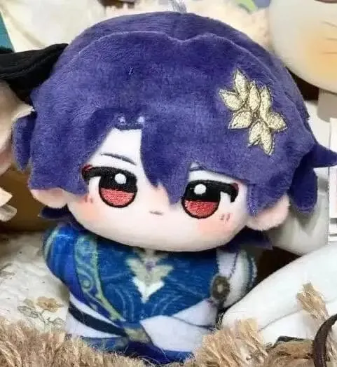 Anime-Spiel Honkai: Star Rail Aventurin Dr. Ratio Cosplay 10 cm Mini Seestern Körper Plüsch Puppe Anhänger Schlüsselanhänger Stofftiere Geschenk