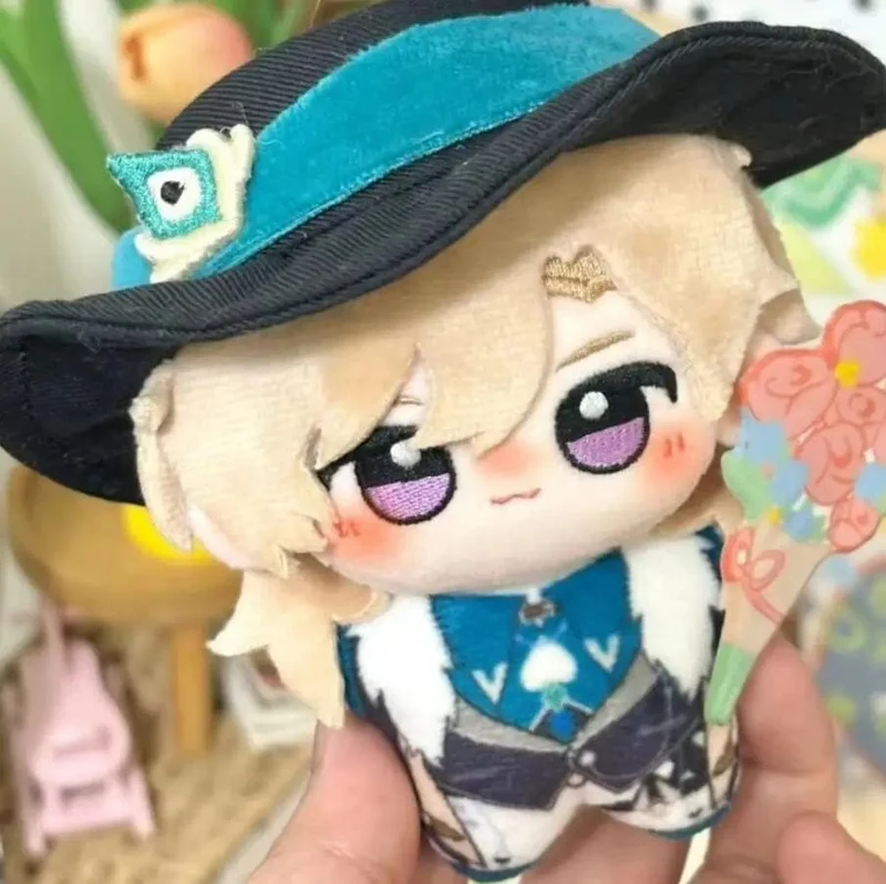 Anime-Spiel Honkai: Star Rail Aventurin Dr. Ratio Cosplay 10 cm Mini Seestern Körper Plüsch Puppe Anhänger Schlüsselanhänger Stofftiere Geschenk