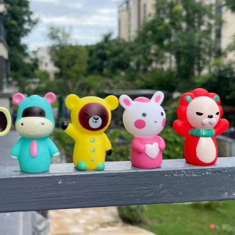 5-teiliges Mini-Tier-Handpuppen-Welpenpuppen-Fingerpuppen-Spielzeugset Montessori-Sensory-Spielzeug Vorschul-Eltern-Kind-Geschichtenerzählspielzeug