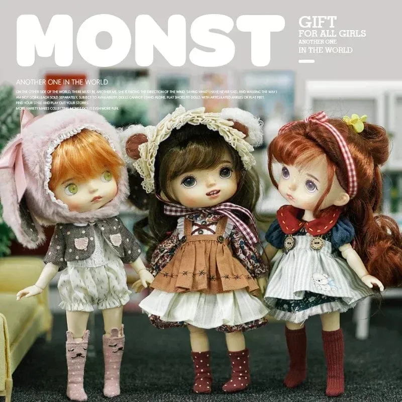 Neue Monst Savage Baby Gummipuppen Höhe 20 Zentimeter Schrank Zarte Kindliche Unschuld Schöne Spielzeug 5 Arten Puppen