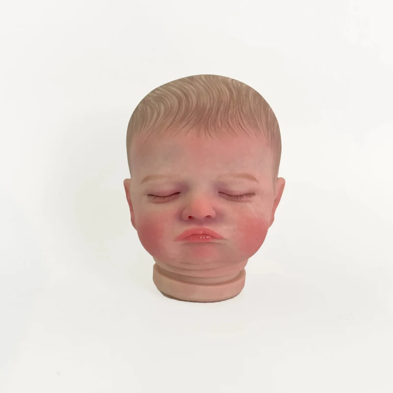 NPK 19 zoll Neugeborenen Baby Reborn Puppe Kit Baby Rosalie Lebensechte Soft Touch Bereits Bemalt Unfertige Puppe Teile