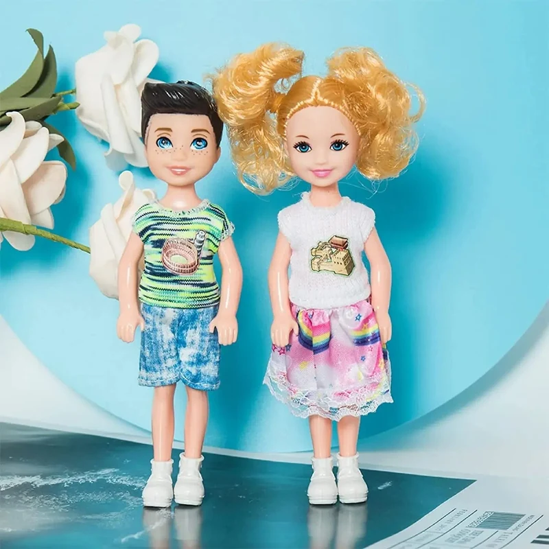 5 Zoll Mini Kelly Puppenzubehör Mode Chelsea Puppenkleidung Party Grown Outfits Kinder Mädchen Spielzeug für Kinder Geburtstagsgeschenk